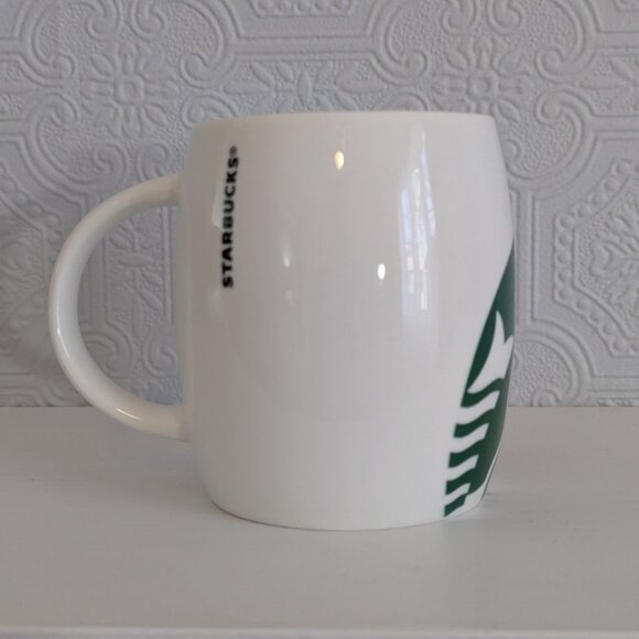 Starbucks 2010 Classic White and Green Coffee Mug with Mermaid logo - Picture 8 of 9